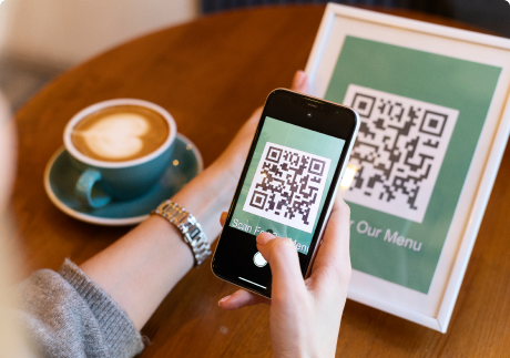 Scan the Contact and ohter text and generate barcode